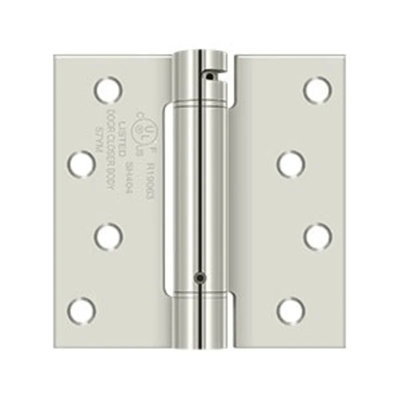 Deltana - Steel Hinges - 4" x 4" Single Action Spring Hinge Square Corner (Each)