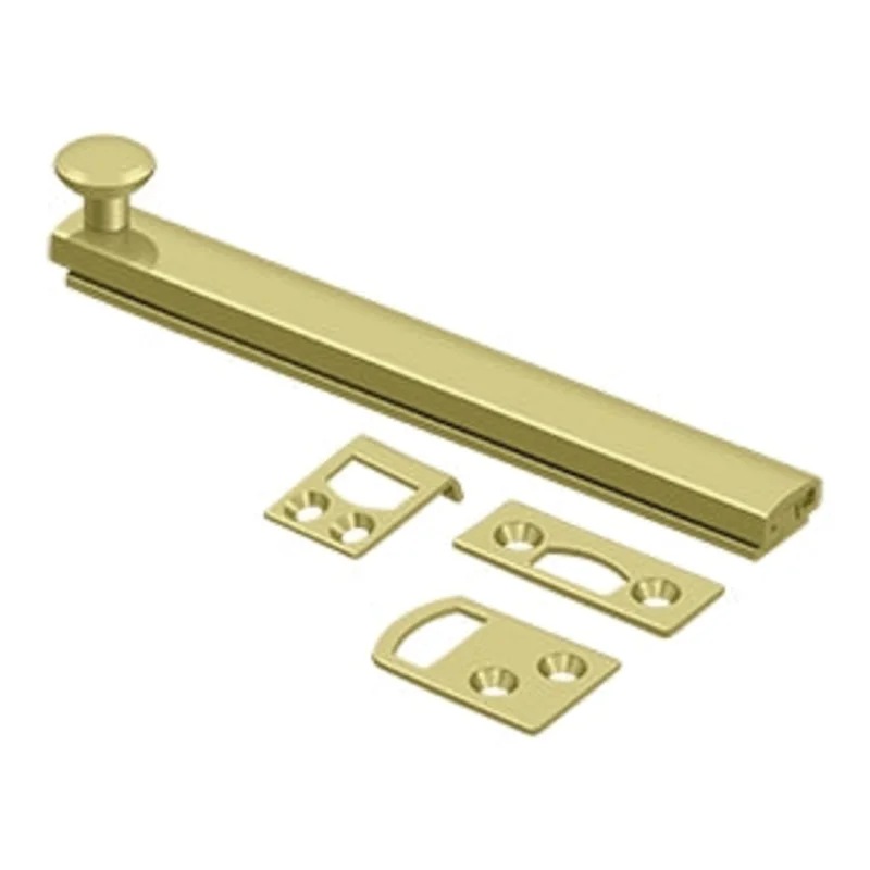 Deltana - Surface Bolts - 6" Heavy Duty Concealed Screw Surface Bolt
