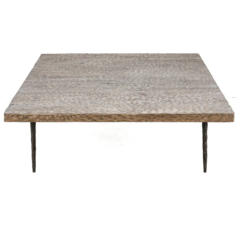 Demi Lune Coffee Table, 48"L x 48"W x 17"H