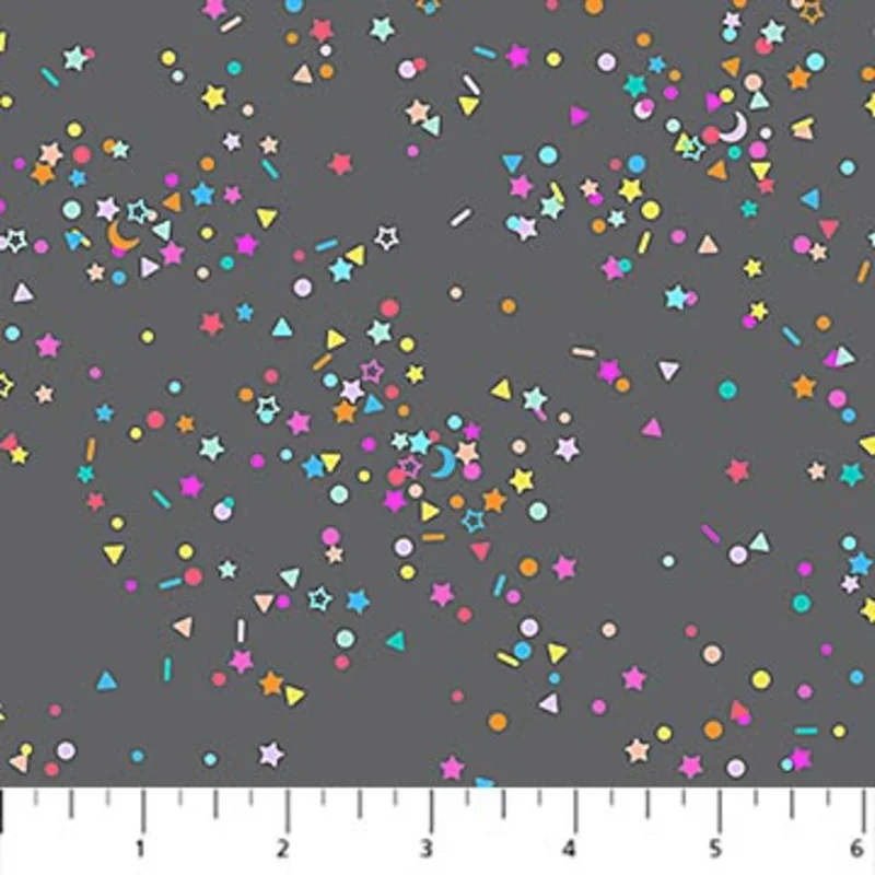 DEWFALL: Sprinkles-Gray/Multi (1/4 Yard)