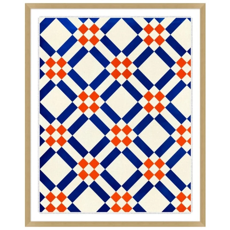 Diagonals, 33.5"W x 41.5"H