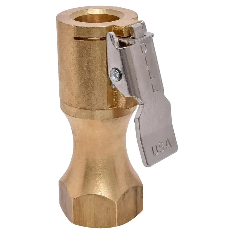 Dill 1/4" Large Bore FNPT Euro Clip-On Chuck (Closed) - 6294-D