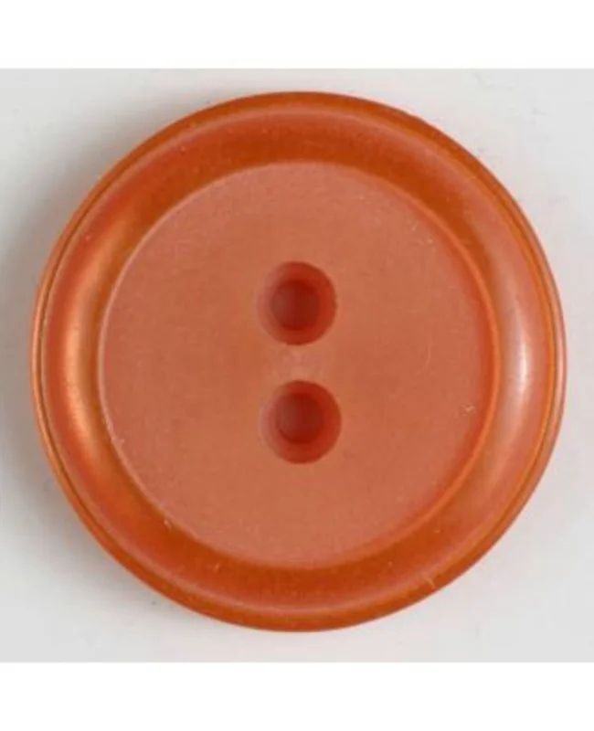 DILL BUTTONS: Large Round Button - Orange - 30mm