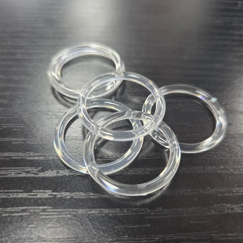 DILL BUTTONS: Ring - Transparent - 18mm
