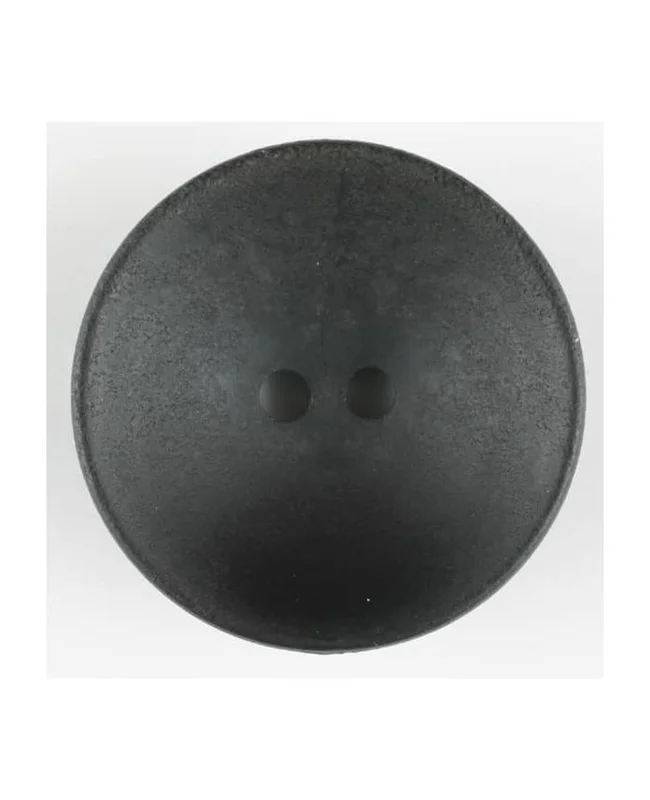 DILL BUTTONS: Wood 2 Hole Button - Black - 23mm