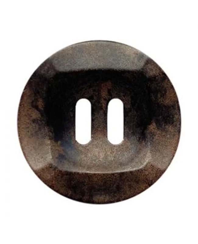 DILL BUTTONS - Wood Button - Braun - 20mm
