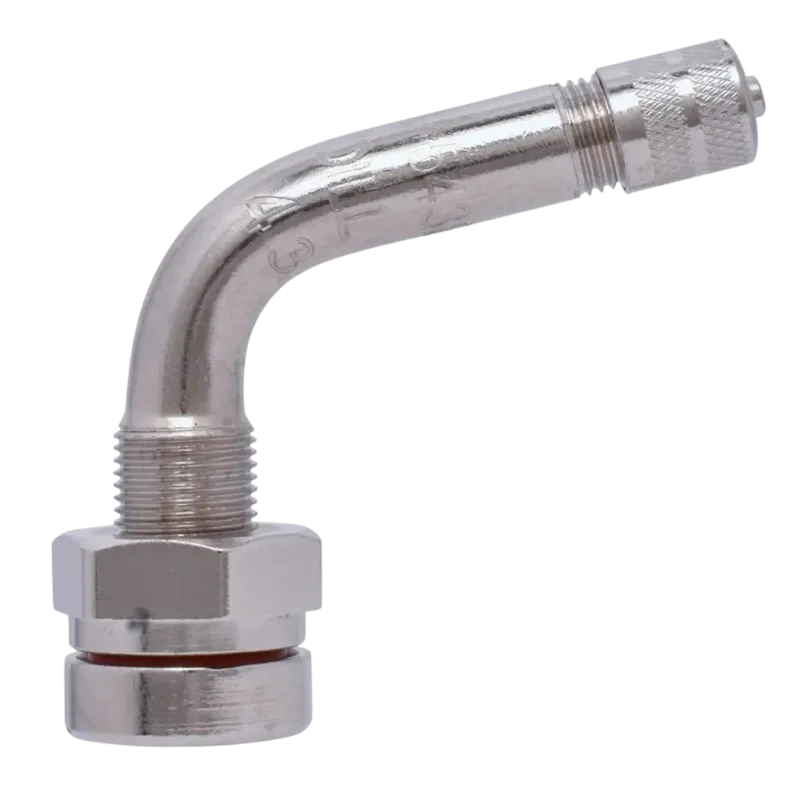 Dill DV-543E M6 Tapped 75 Bend Valve Stem - .390" Hole, O-Ring Seal