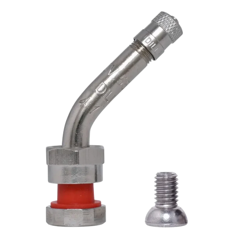 Dill DV553C-WS Ford HD TPMS Clamp-In Valve Stem, .390" Hole, 45 Bend
