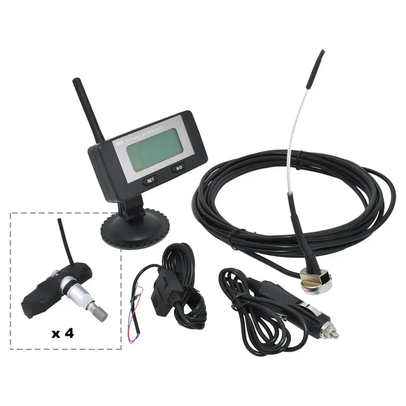 Dill Trailer TPMS Kit w/ 4-Sensors for 0.453" Rim Hole, 1504-416