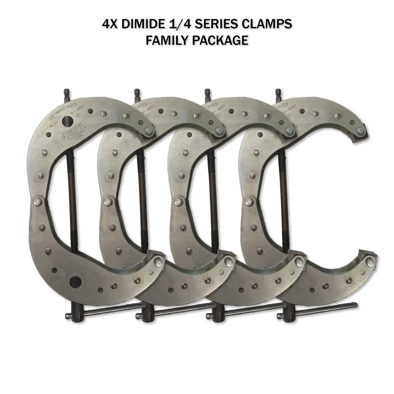 DIMIDE 1/4 Series #6 Standard Clamp | Family Discounted Package