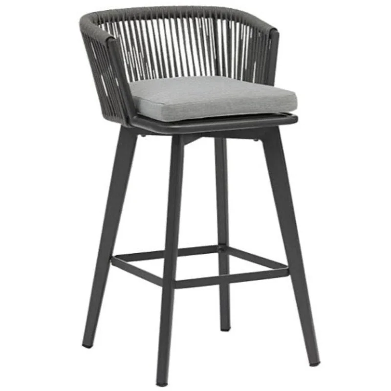 Diva Anthracite Barstool, Granite