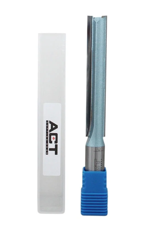 Double Flute Extra Long Straight Router Bit with 1/2" Shank, Industrial Quality