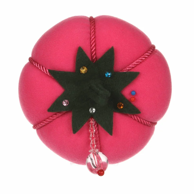 DRITZ: Pink Velvet Tomato Pincushion