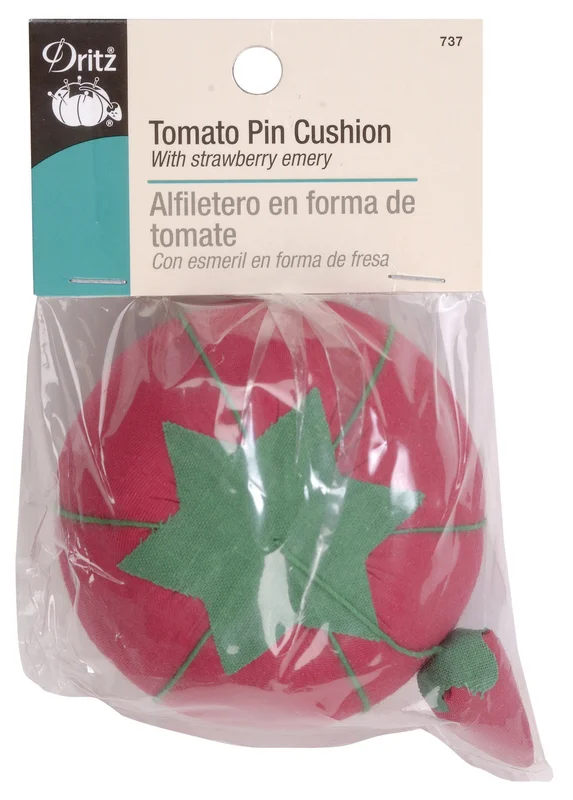 DRITZ: Tomato Pincushion with Strawberry Pink