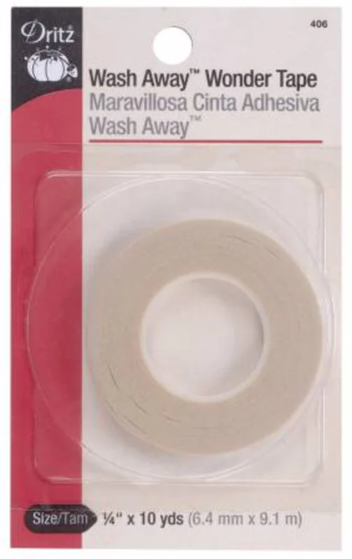 DRITZ: Wash-Away Wonder Tape 1/4"