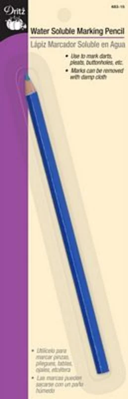 DRITZ: Water-Soluble Marking Pencil- Blue