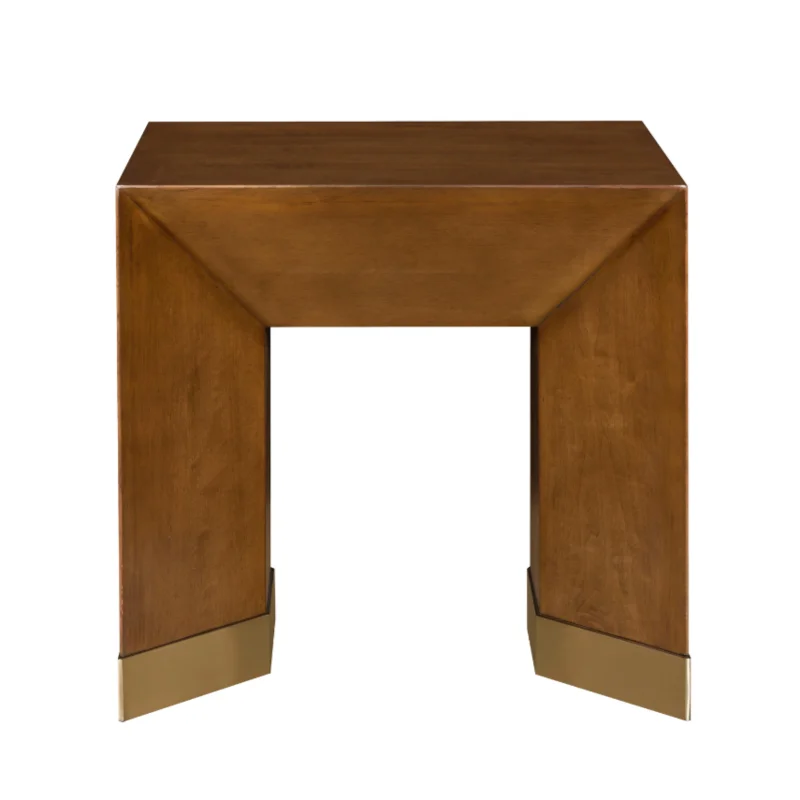 Dune Lamp Table, Cavallo Finish, 26.25"W x 26.25"D x 25"H