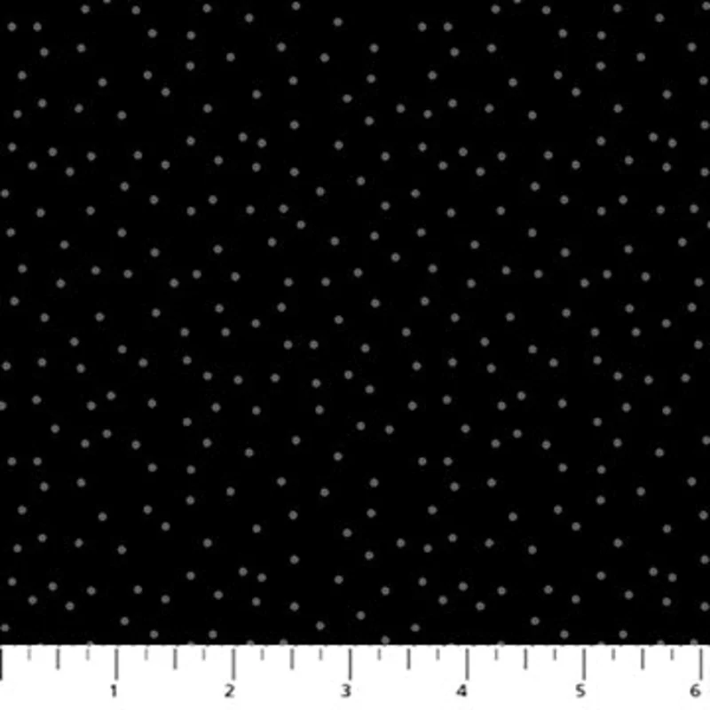 DUSK: Dotty-Black/Gray (1/4 Yard)