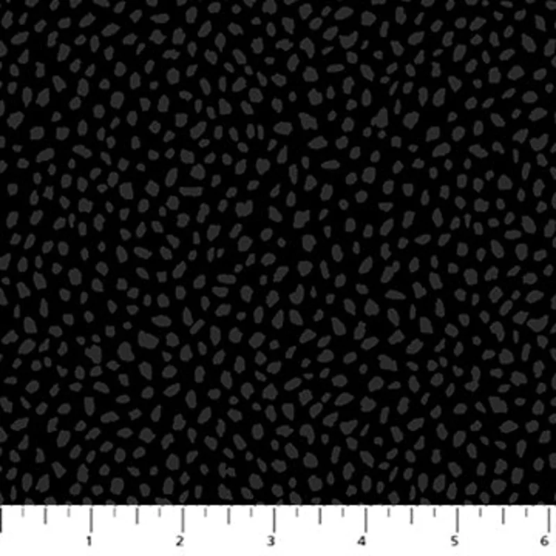 DUSK: Spotty-Black (1/4 Yard)