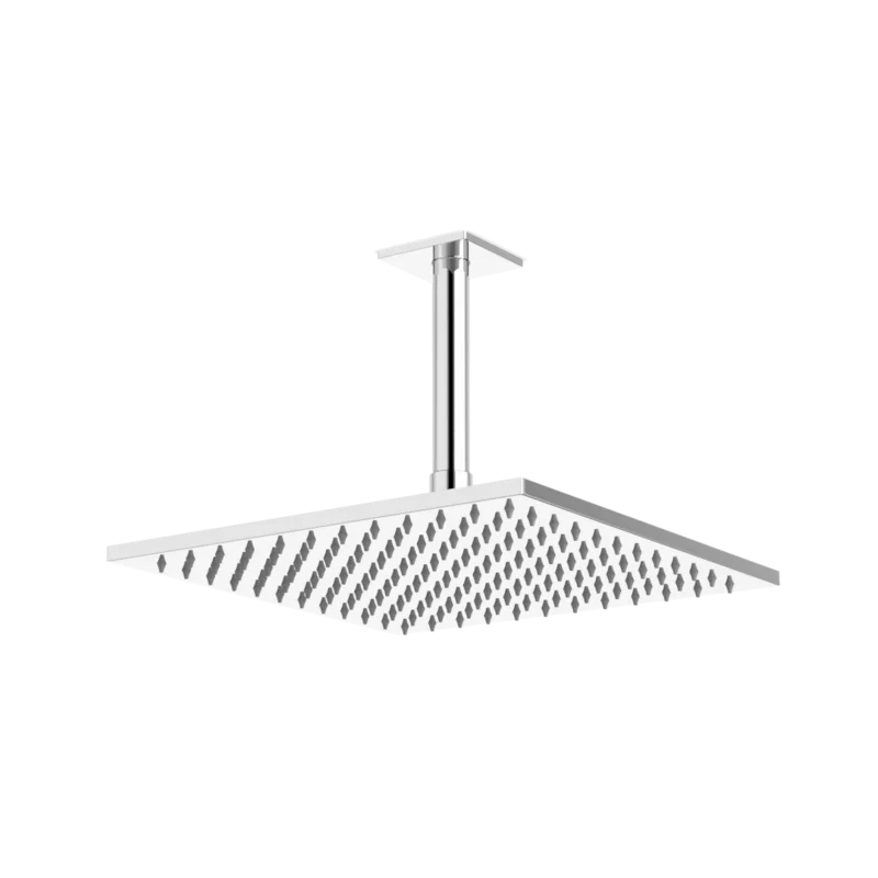 Edge 10" Rain Shower Head on Ceiling Mount Arm
