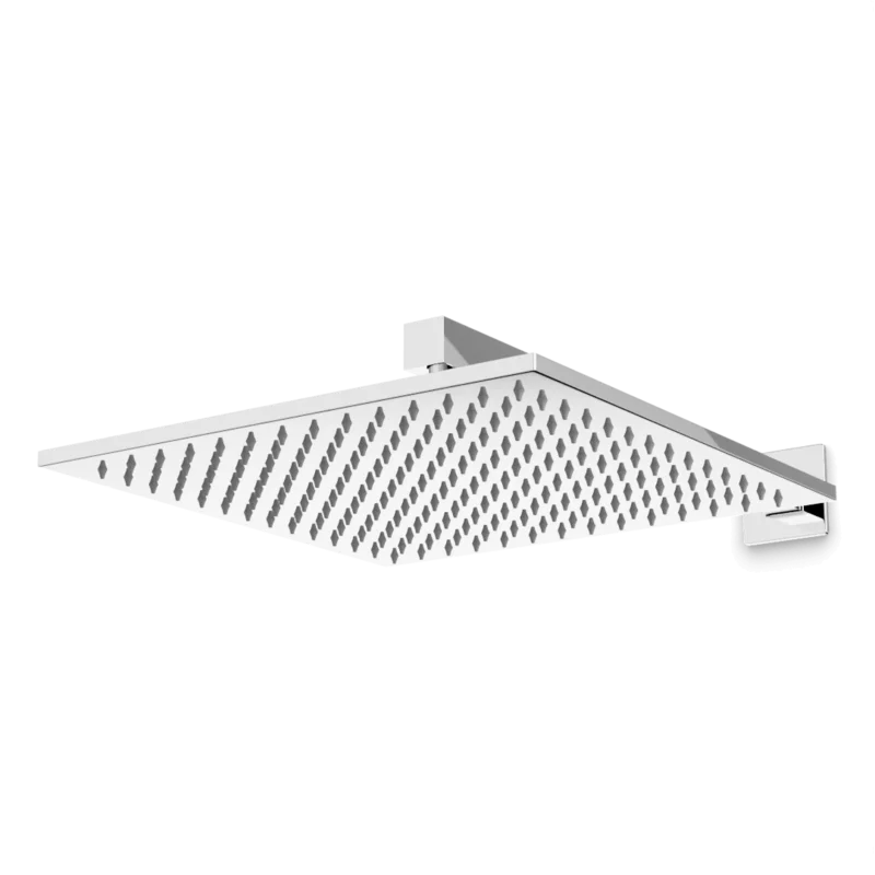 Edge 12" Rain Shower Head on Wall Mount Arm