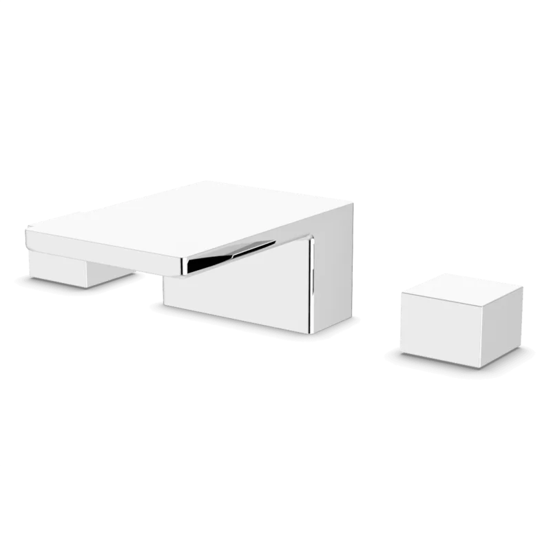 Edge 3-Hole Deck Mount Waterfall Tub Filler
