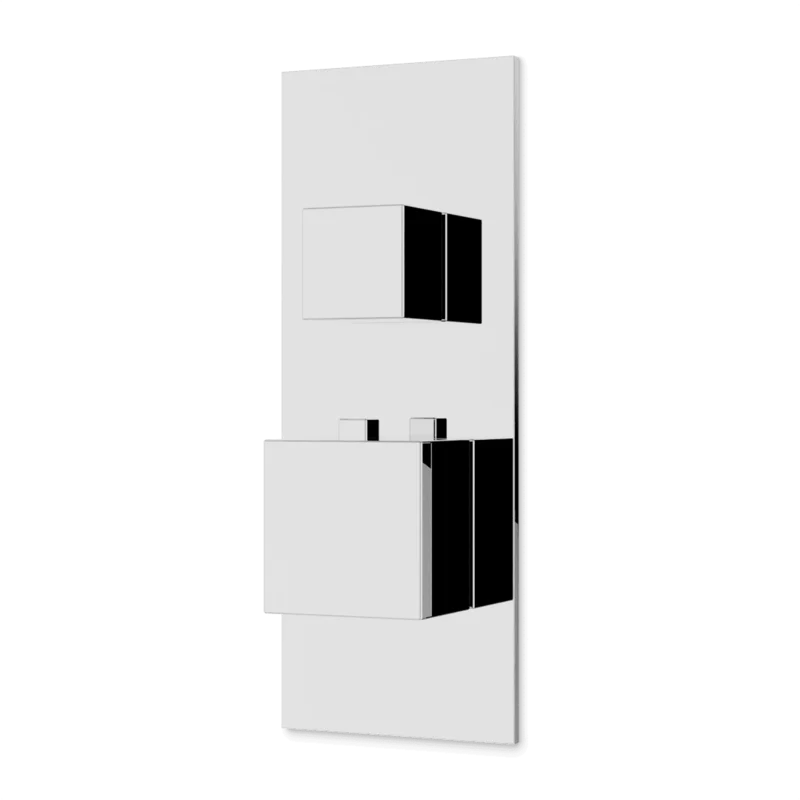 Edge Thermostat with 3-Way Diverter & Off Position Linear Trim Kit