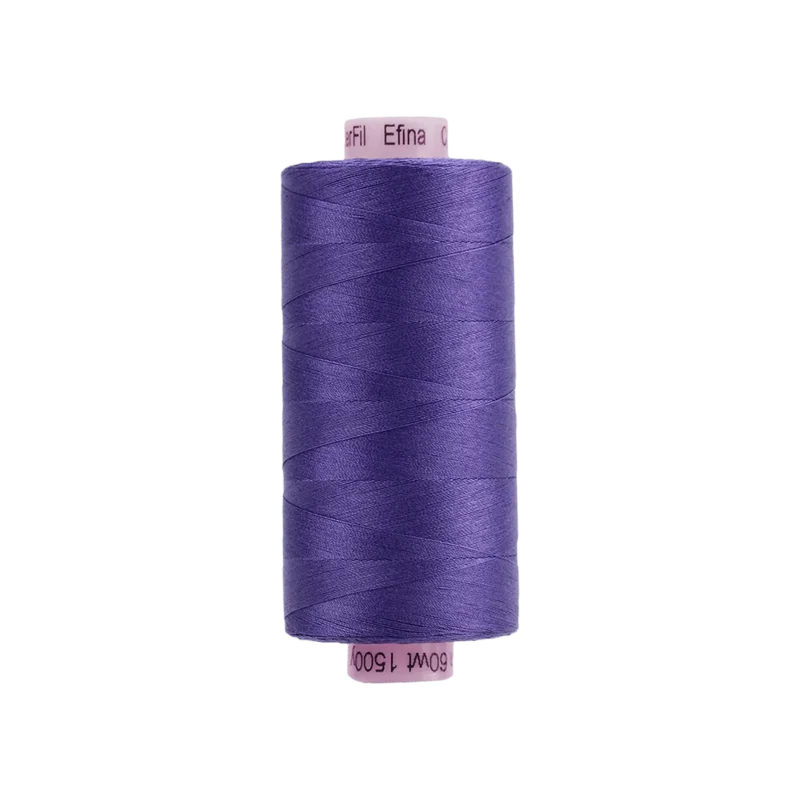 EFINA: 60wt Cotton 1500yds-Blue Iris 40