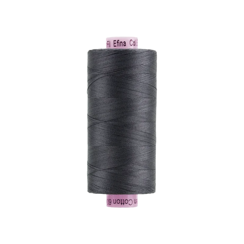 EFINA: 60wt Cotton 1500yds-Charcoal 6