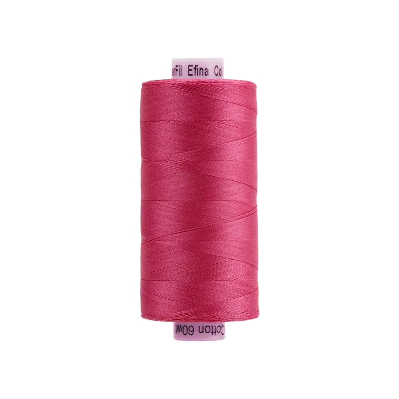 EFINA: 60wt Cotton 1500yds-Raspberry 22