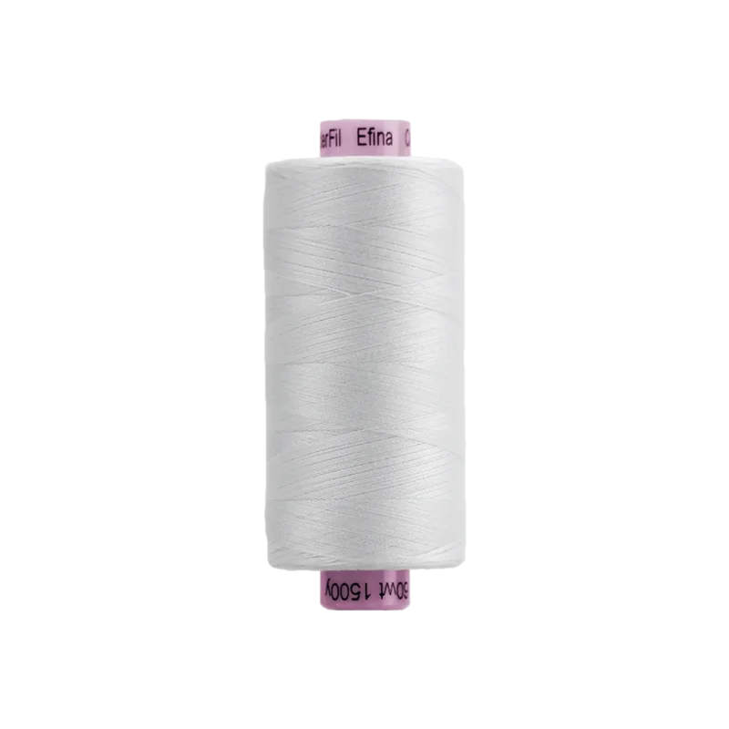 EFINA: 60wt Cotton 1500yds-White 100