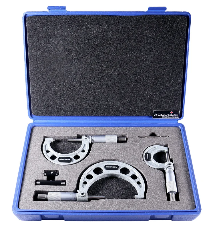 EG00-0903, 0 - 3" X 0.0001" 3 pc/set Ultra-Precision M-Type Outside Micrometer Sets