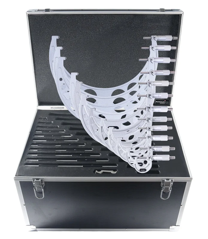 EG00-0912, 0-12"x0.0001" 12 Ps/Set Precision outside Micrometers