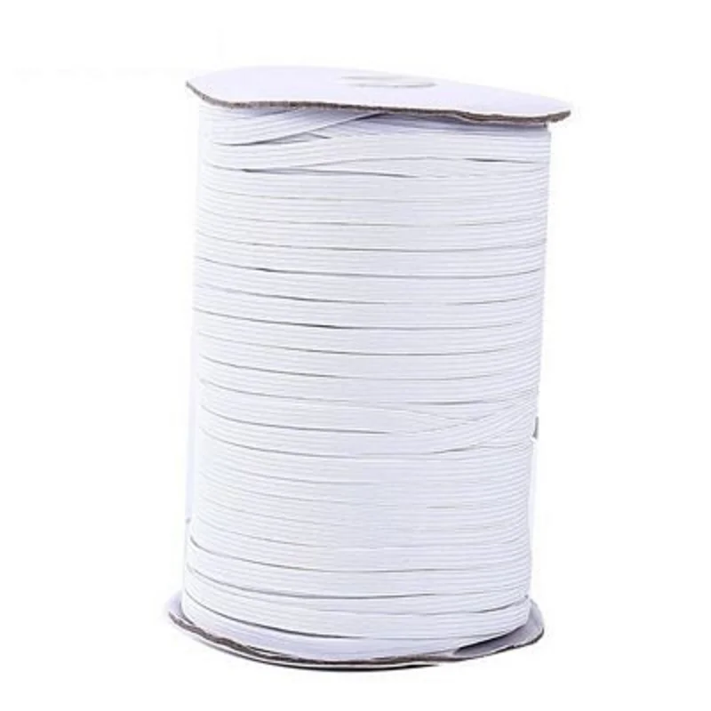 Elastic 1/4" White
