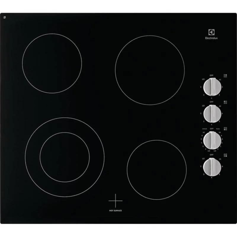 Electrolux - 24 Inch Electric Cooktop in Black - ECCE242CAS Black