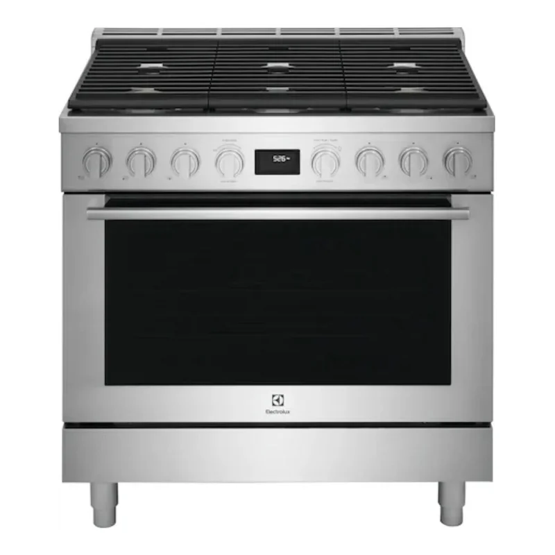 Electrolux - 4.4 cu. ft Gas Range in Stainless - ECFG3668AS Stainless