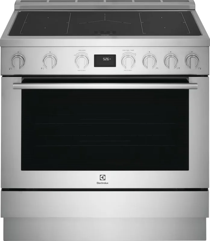 Electrolux - 4.4 cu. ft Induction Range in Stainless - ECFI3668AS Stainless