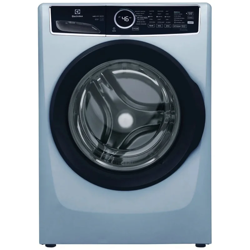 Electrolux - 5.2 cu. Ft Front Load Washer in Glacier Blue - ELFW7437AG Blue