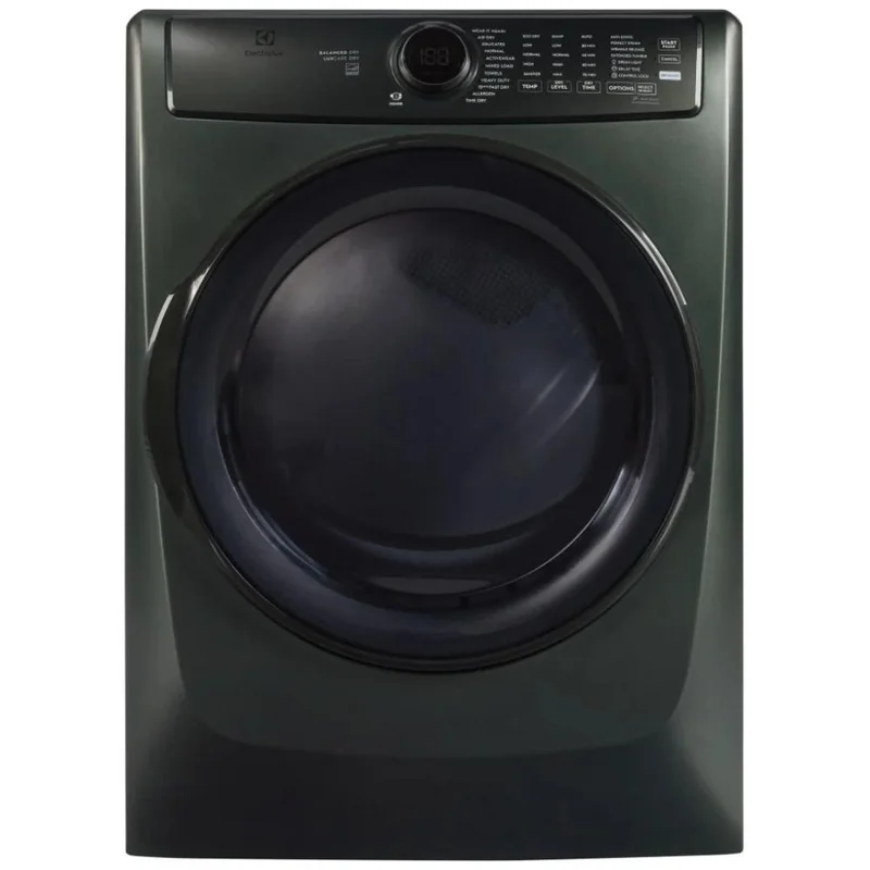 Electrolux - 8 cu. Ft Electric Dryer in Alpine Green - ELFE773CAA Alpine Green