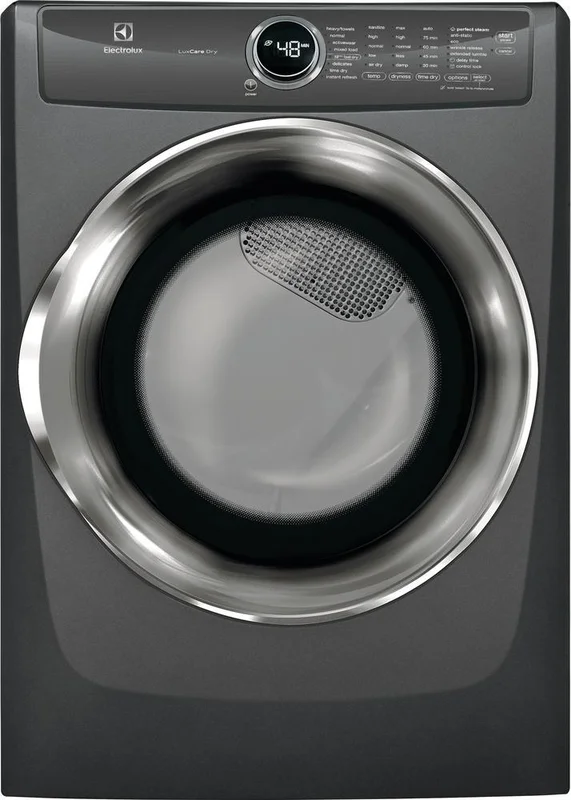 Electrolux - 8 cu. Ft Electric Dryer in Silver - EFMC527UTT Silver