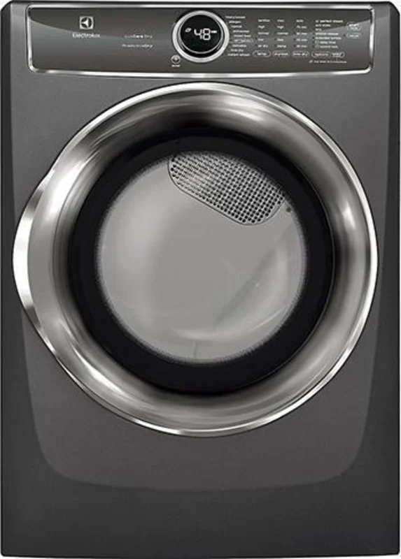 Electrolux - 8 cu. Ft Electric Dryer in Titanium - EFMC627UTT TITANIUM