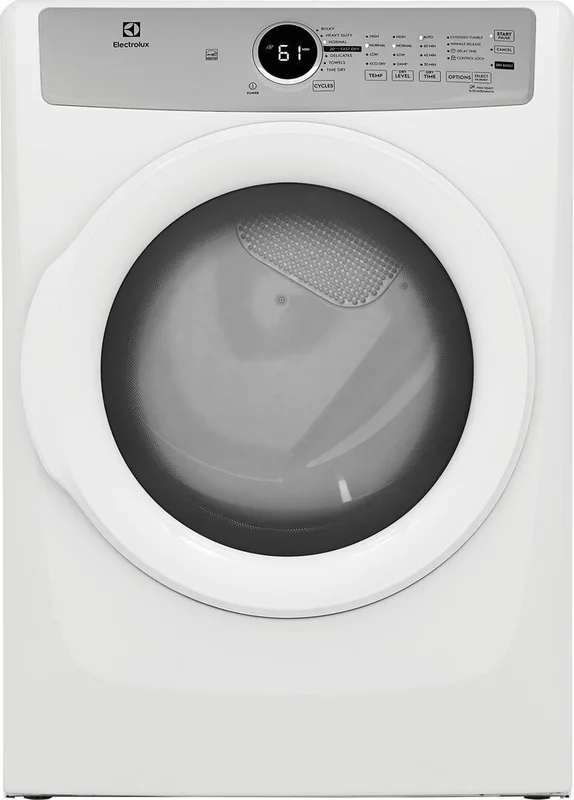Electrolux - 8 cu. Ft Electric Dryer in White - ELFE733CAW White