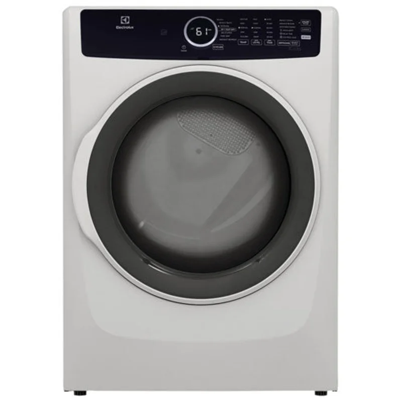 Electrolux - 8 cu. Ft Electric Dryer in White - ELFE743CAW White