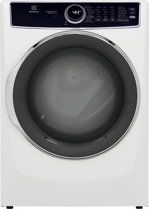 Electrolux - 8 cu. Ft Electric Dryer in White - ELFE753CAW White