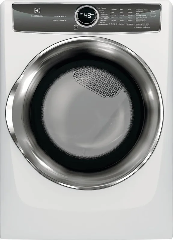 Electrolux - 8 cu. Ft  Gas Dryer in White - EFMG627UIW White