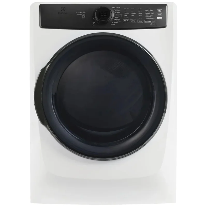 Electrolux - 8 cu. Ft Vented Electric Dryer in White - ELFE773CMW White