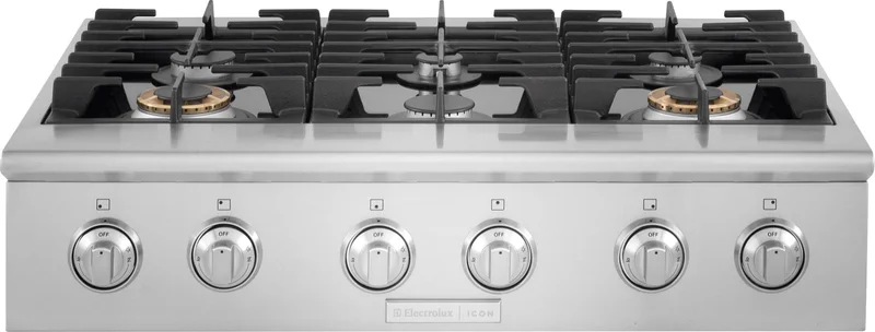 Electrolux Icon - 35.875 inch wide Gas Rangetop in Stainless - E36GC76PRS Stainless
