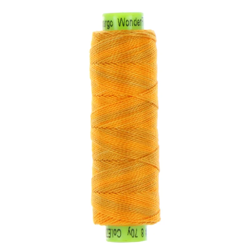 ELEGANZA: 8wt Cotton 70yds-Variegated Crushed Clementine 30
