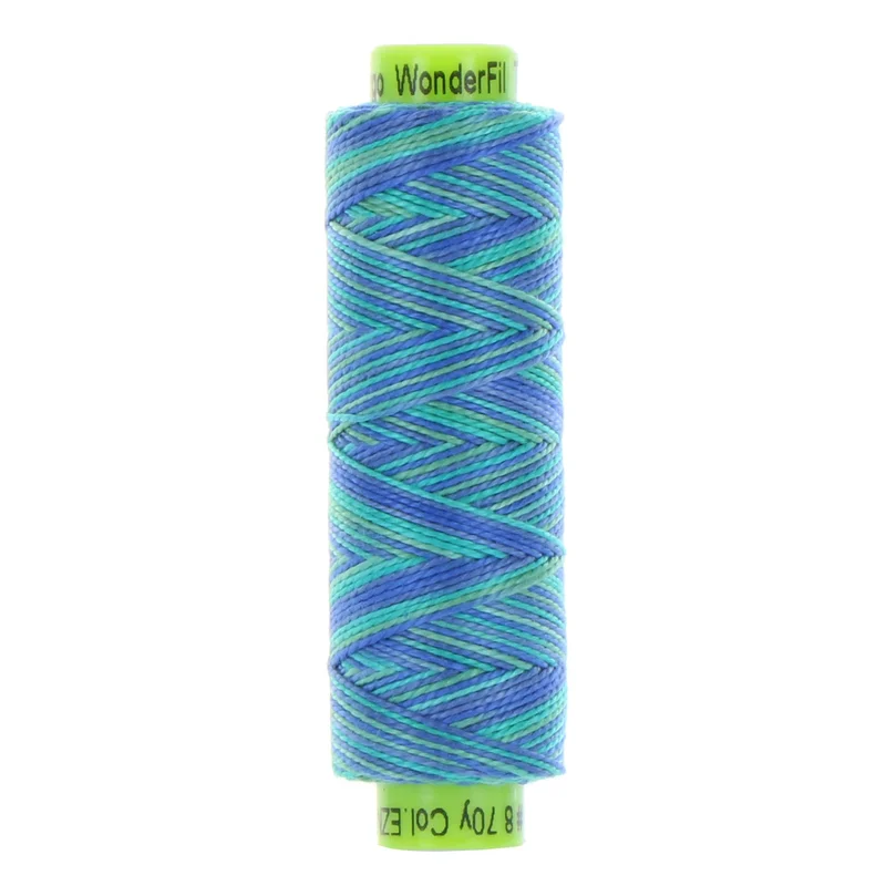ELEGANZA: 8wt Cotton 70yds-Variegated Island Oasis 19