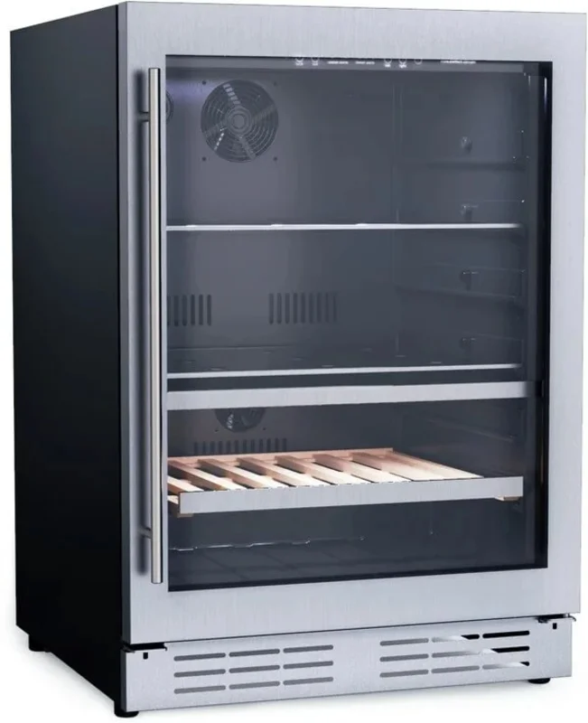 Elica - 23.4 Inch 4.8 cu. ft Beverage Centre Refrigerator in Stainless - EBS52SS1 Stainless